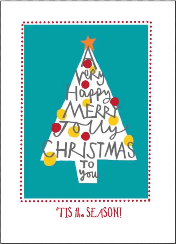 'tis The Season Holiday Card Set
