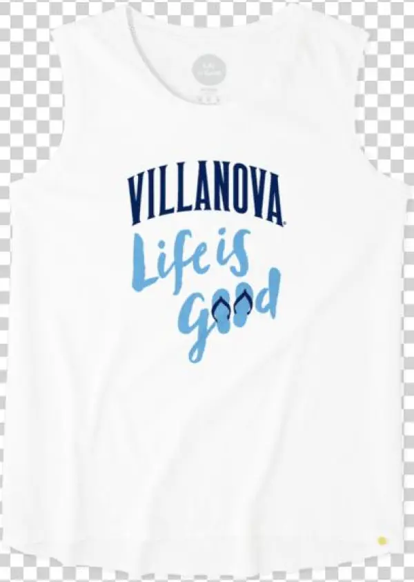Women's Villanova University Flip Flops Muscle Tee