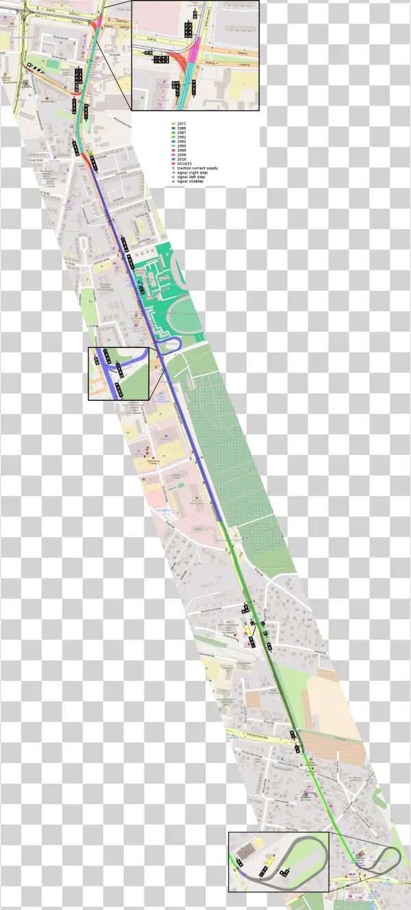 000 Stadtring-madlow Map And Signalling