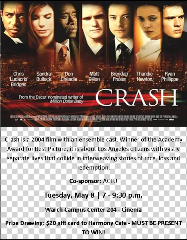 Crash Film Showing & Discussion
