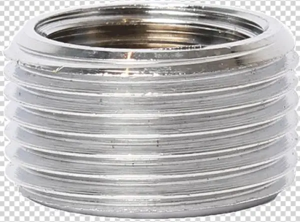 Gevindring 3/4" X 1/2" Chrom