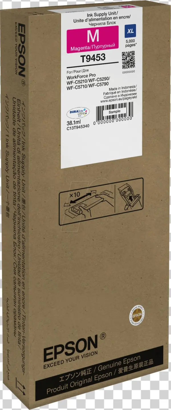 Ink - Epson - Magenta - Xl - T945340 - Original Epson
