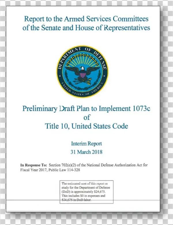 Reform Of Administration Of The Defense Health Agency