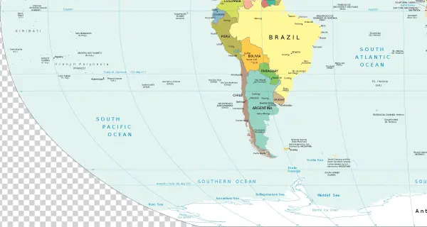 World Map - Ll