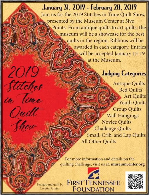 Painterquiltshowflyer - First Tennessee