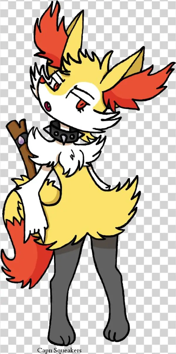 Toasty The Braixen - Cartoon