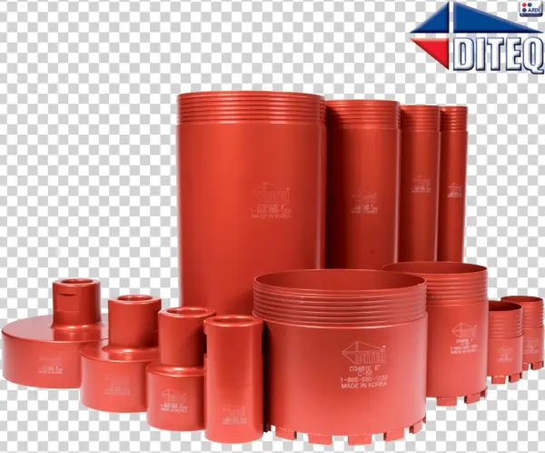 C-52 Wet Diamond Crowns For Continental Tubing - Diteq