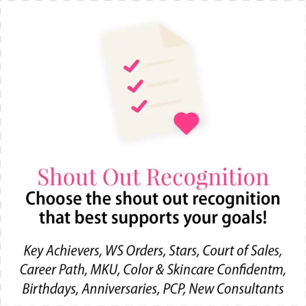 Custom Mary Kay Unit Newsletter - Carmine