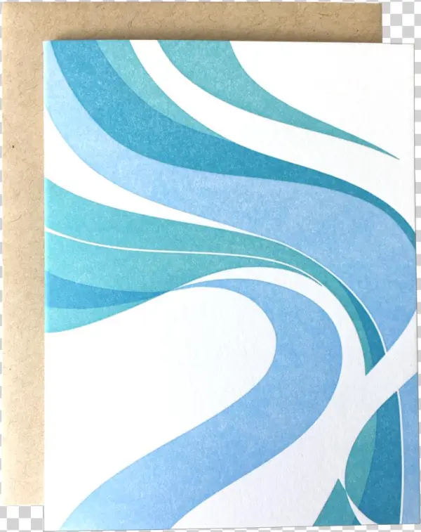 Fillmore Swirl Blank Card - Motif