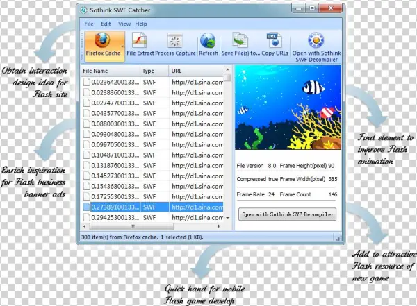 Flash Capture Benefit - Sothink Swf Catcher Serial