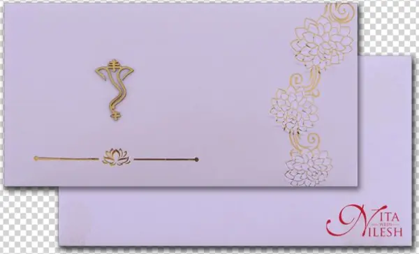 Hindu Wedding Cards - Metal