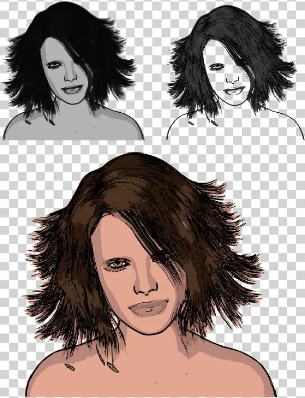 Nice Woman - Illustration