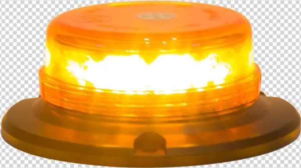 Sl551alp Amber Led Magnetic Beacon Permanent Mount - Dessert