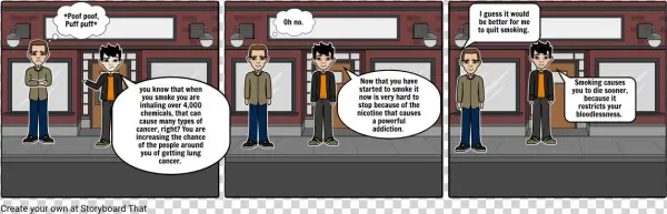 Smoking - Cartoon