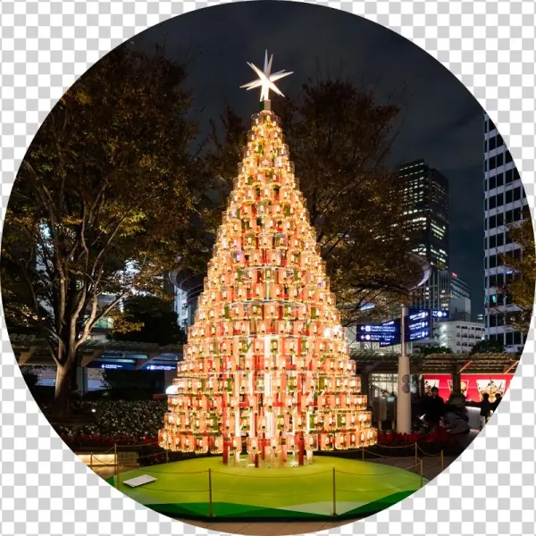 2 Roku-roku Plaza Illumination - 六本木 ヒルズ クリスマス ツリー 2017