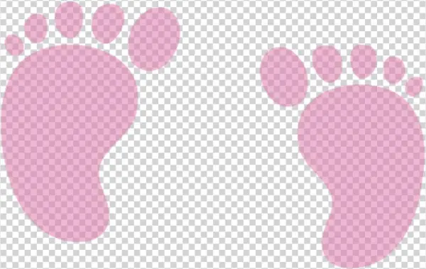 Babyfeet Sticker - Vector Graphics