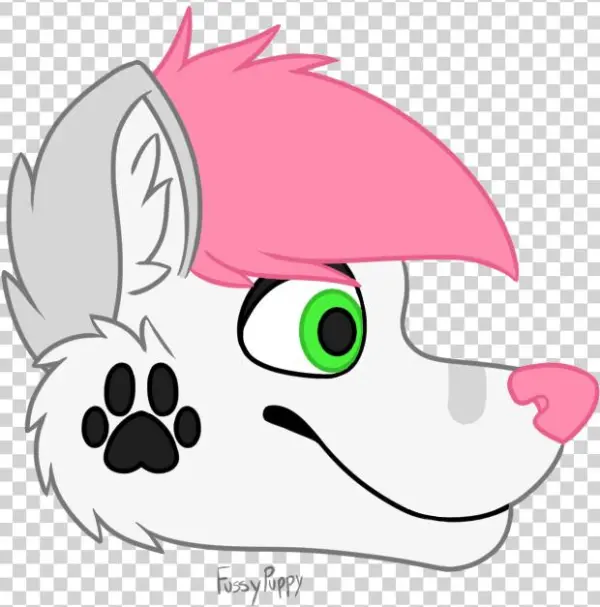 Dog Head - Cartoon