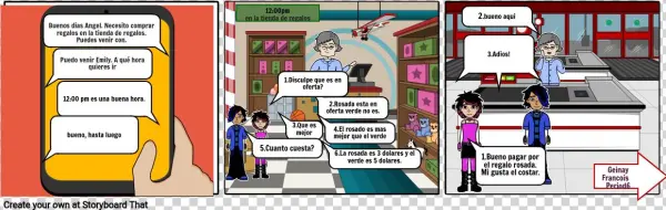 La Tienda De Regalos - Cartoon