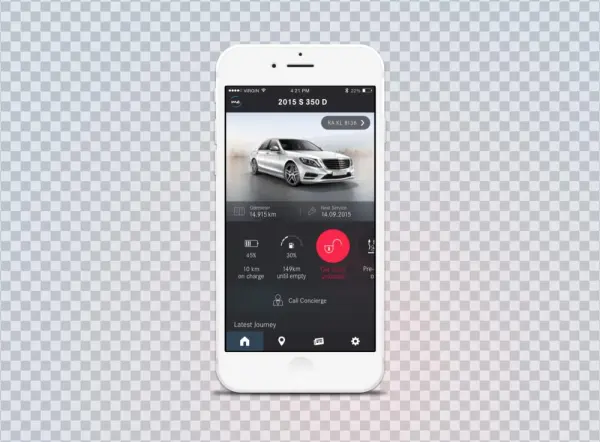 Mercedes Light - Iphone