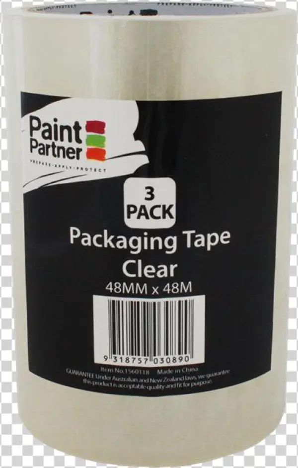 Paint Partner 48mm X 48m Clear Packing Tape - Label