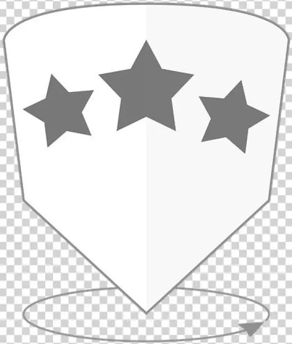 Star, Hotel, Review, Icon, Symbol, 360, All Around, - Emblem