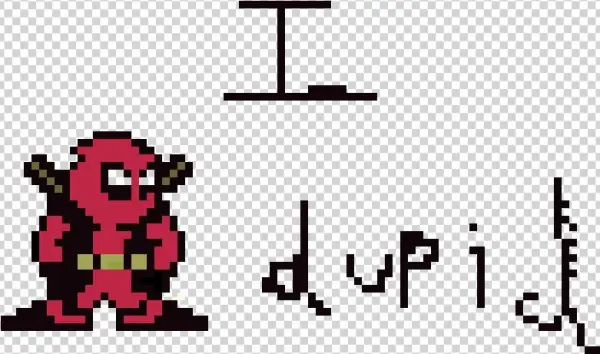 Stupid Deadpool - Cartoon
