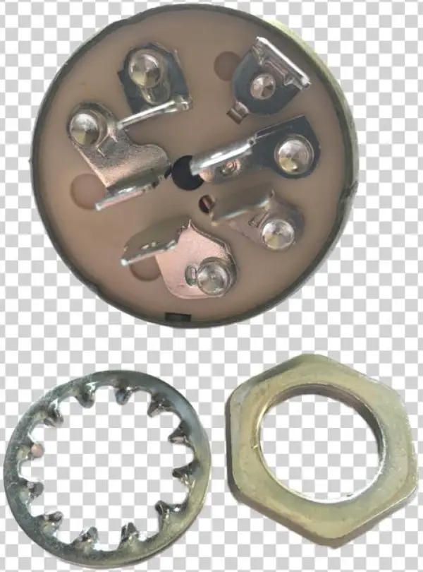 Toro® Ignition Switch Assembly 104-2541 Front View - Circle