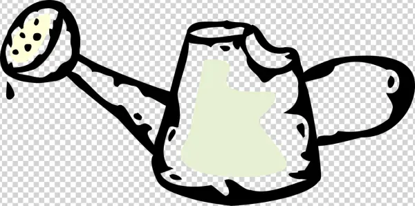 Vector Illustration Of Watering Can Or Watering Pot