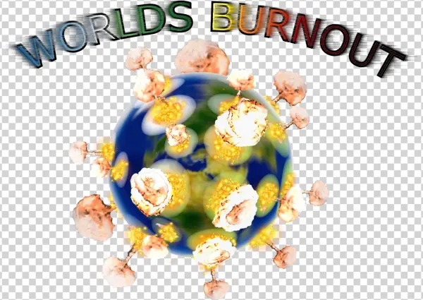 925kib, 1600x1200, Worlds Burnout - Illustration