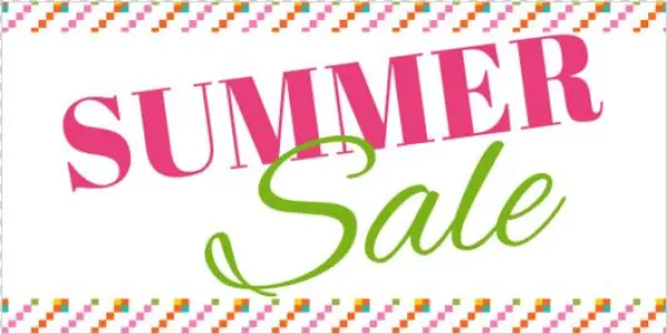 Colored Summer Offer - Calligraphy