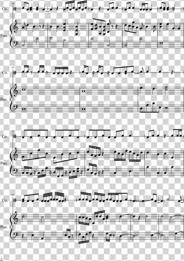Congas Piano B34 Sheet Music Composed By Modesto De