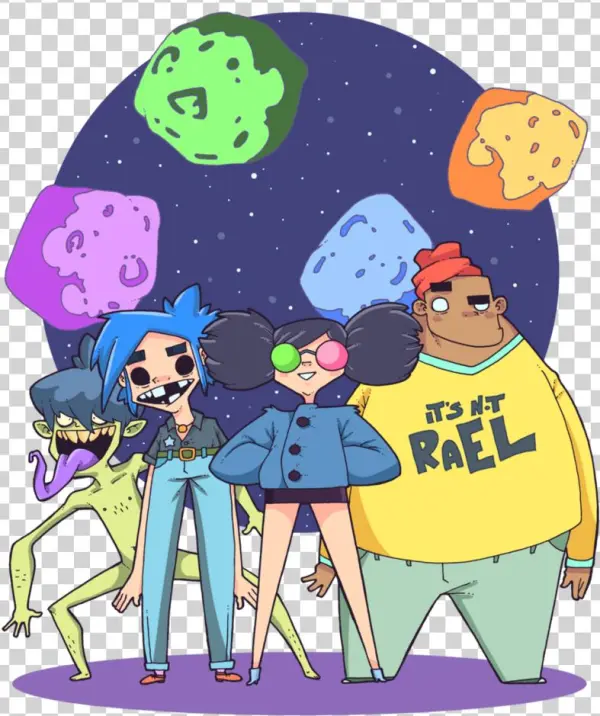 Gorillaz By Lost Angel Less - Cartoon