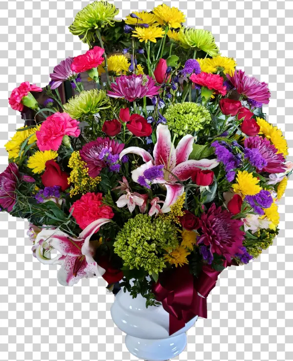 Grand Urn Design Mix Of In Stock Market Fresh Flowers