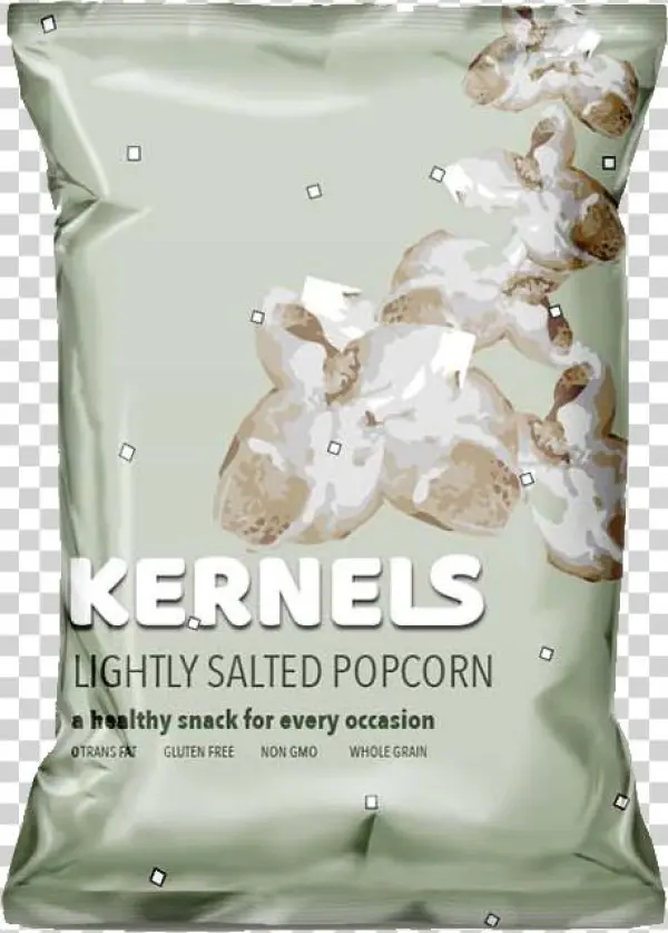 Kernels Popcorn Packaging & Advertisement - Kitten