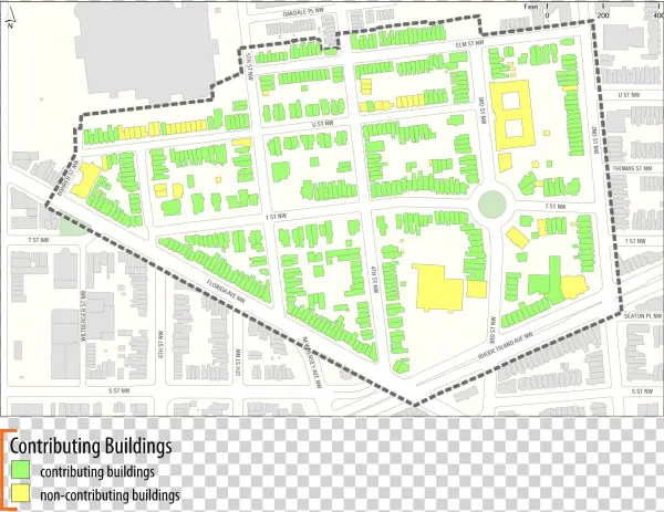Ldp Hd Contributing Buildings - Plan
