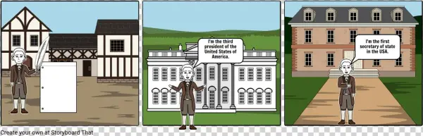 Thomas Jefferson - Cartoon