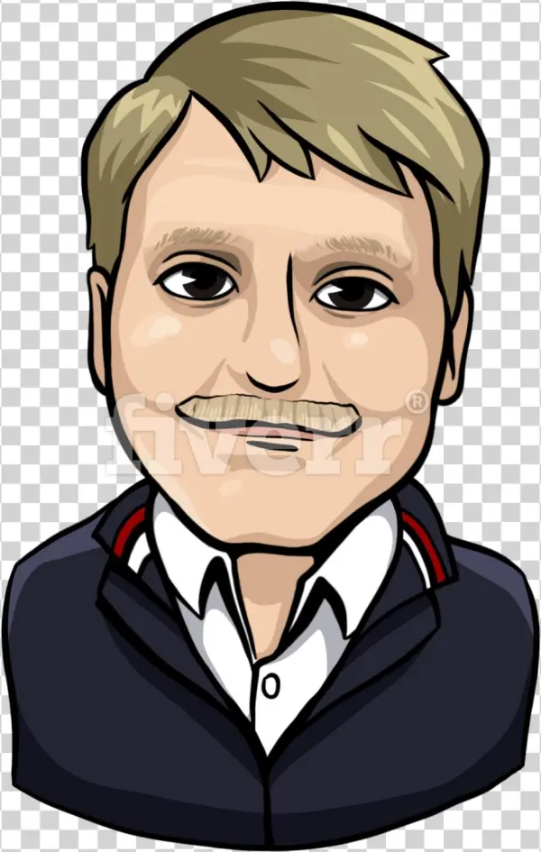 A Custom Portrait By Alexsolera - Cartoon