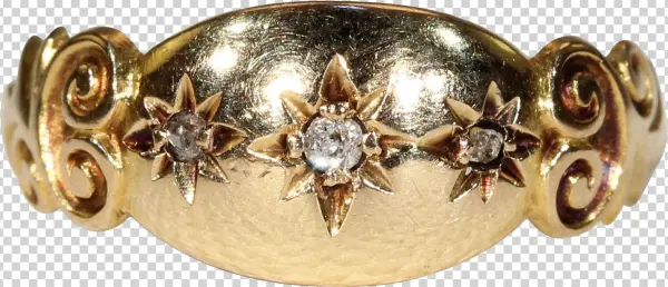 Antique Victorian Diamond Band Ring