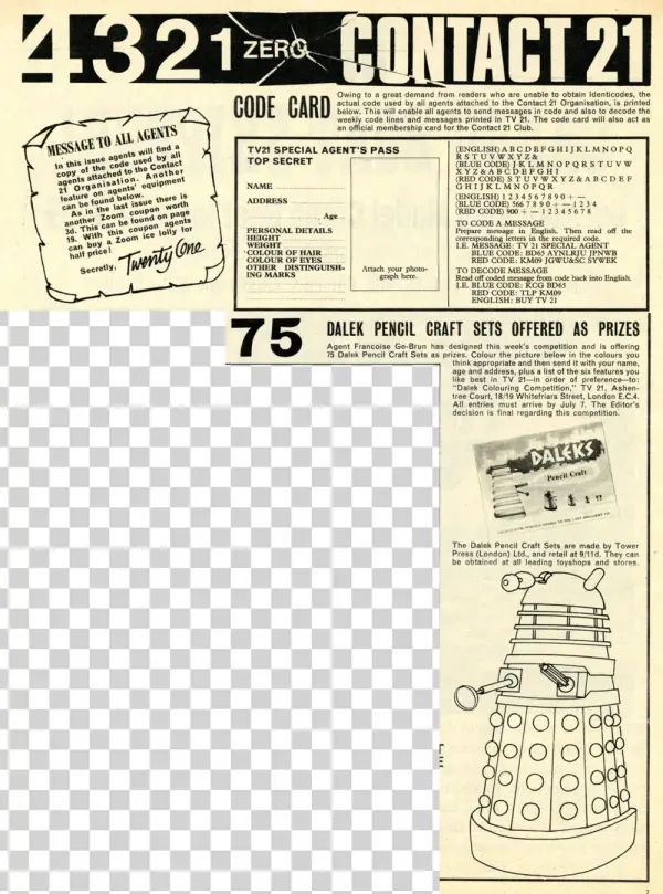 Competition Offering The Tower Press Dalek Pencil Craft - Document