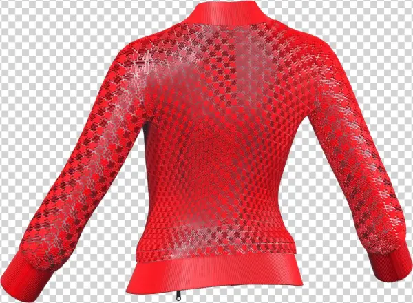 Com/wp Red Veiled Rose0011 - Sweater