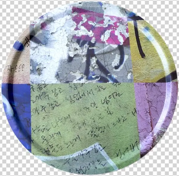 Fabric Tray Round - Circle