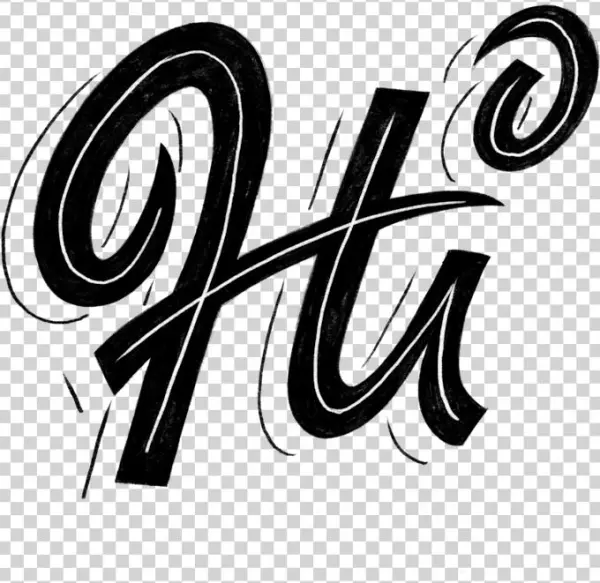 Hi - Calligraphy