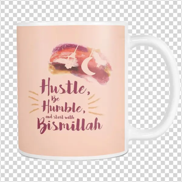 Hustle & Bismillah - Coffee Cup