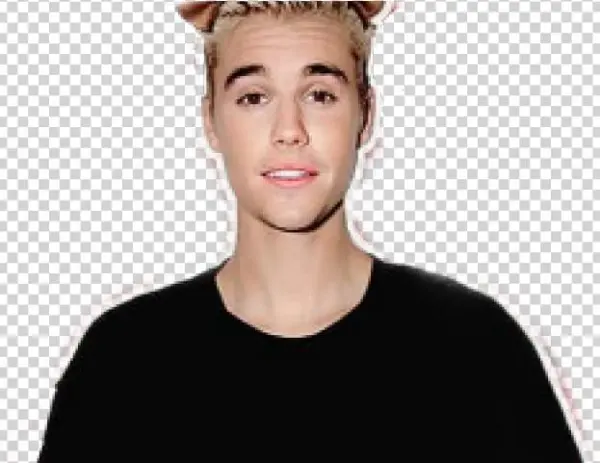Justin Bieber Clipart Christmas Transparent - Headpiece