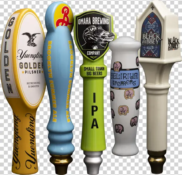 Tap Handles Of Different Size And Shape - Cartoon