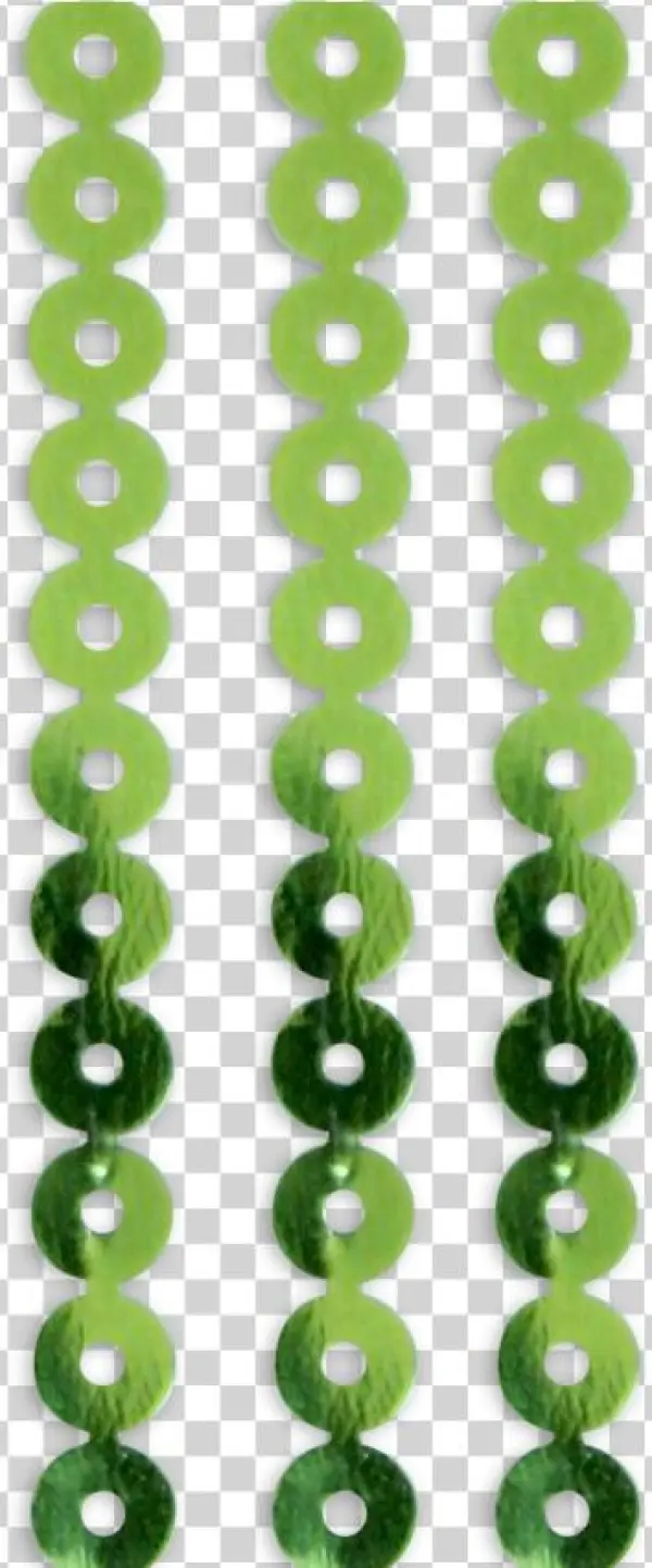 Threadless Sequins Peridot - Circle