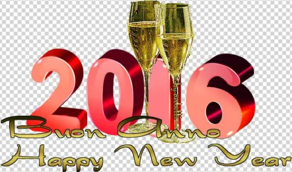 Transparent Buon Anno Sexy