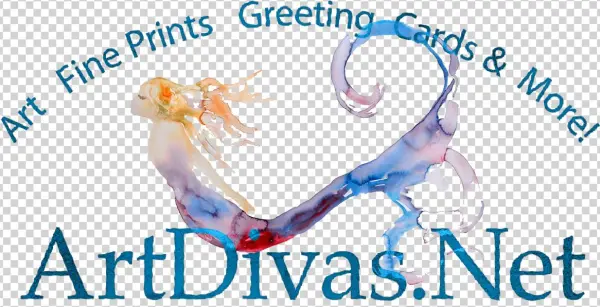Artdivas - Mermaid Art Print - Wall Art Giclee Home Decor Titled