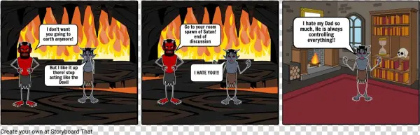 Authoritarian Devil - Cartoon