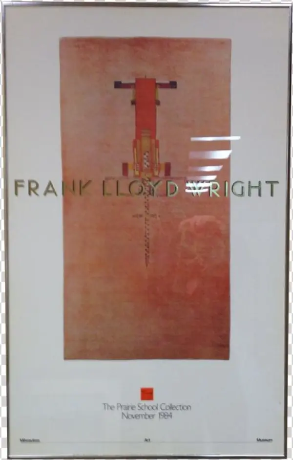 Frank Lloyd Wright Framed Poster - Plywood